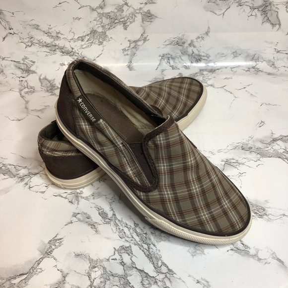 Converse | Shoes | Converse Brown Plaid 